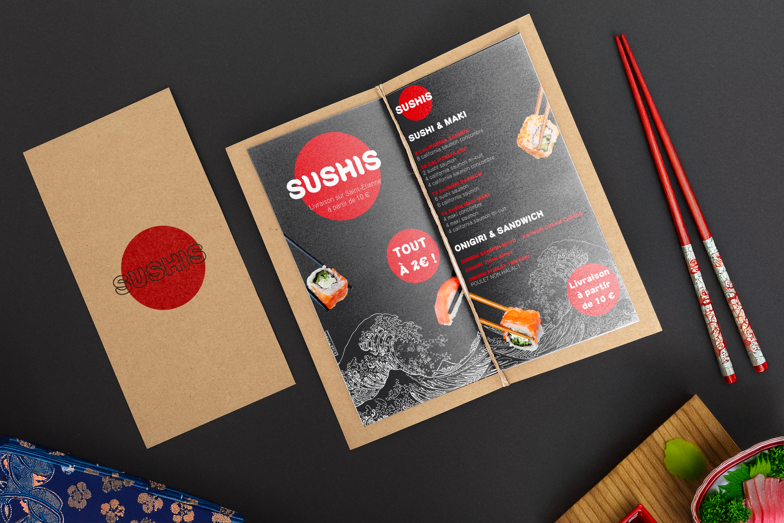 Sushi shop (Menu)